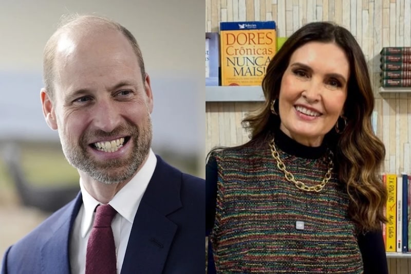 Fátima Bernardes e príncipe William terão encontro especial; entenda - Príncipe William chega ao Brasil para visita oficial e agenda na COP30