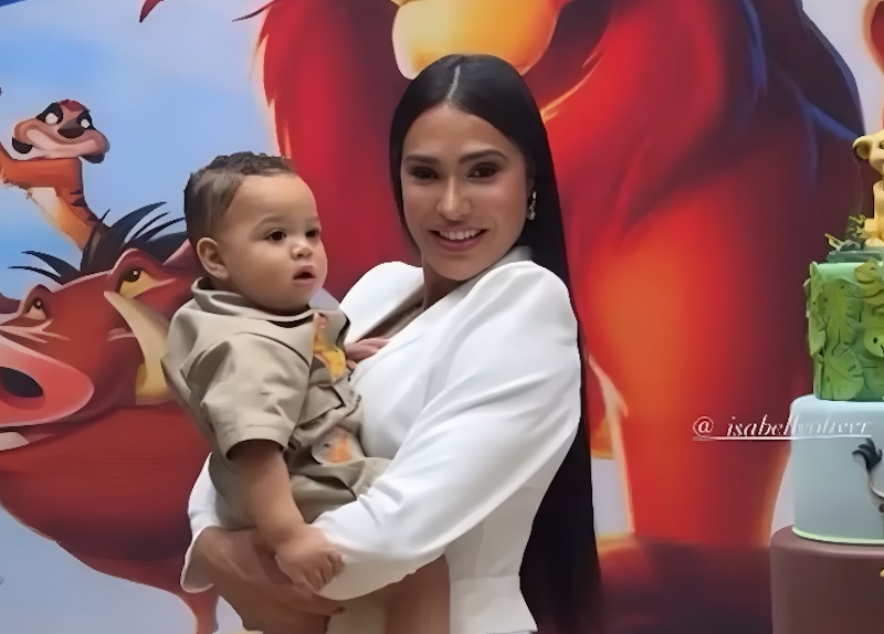 Belo não vai ao aniversário de neto e Gracyanne explica ausência - Festa de 1 ano do neto de Belo chama atenção pela ausência do cantor