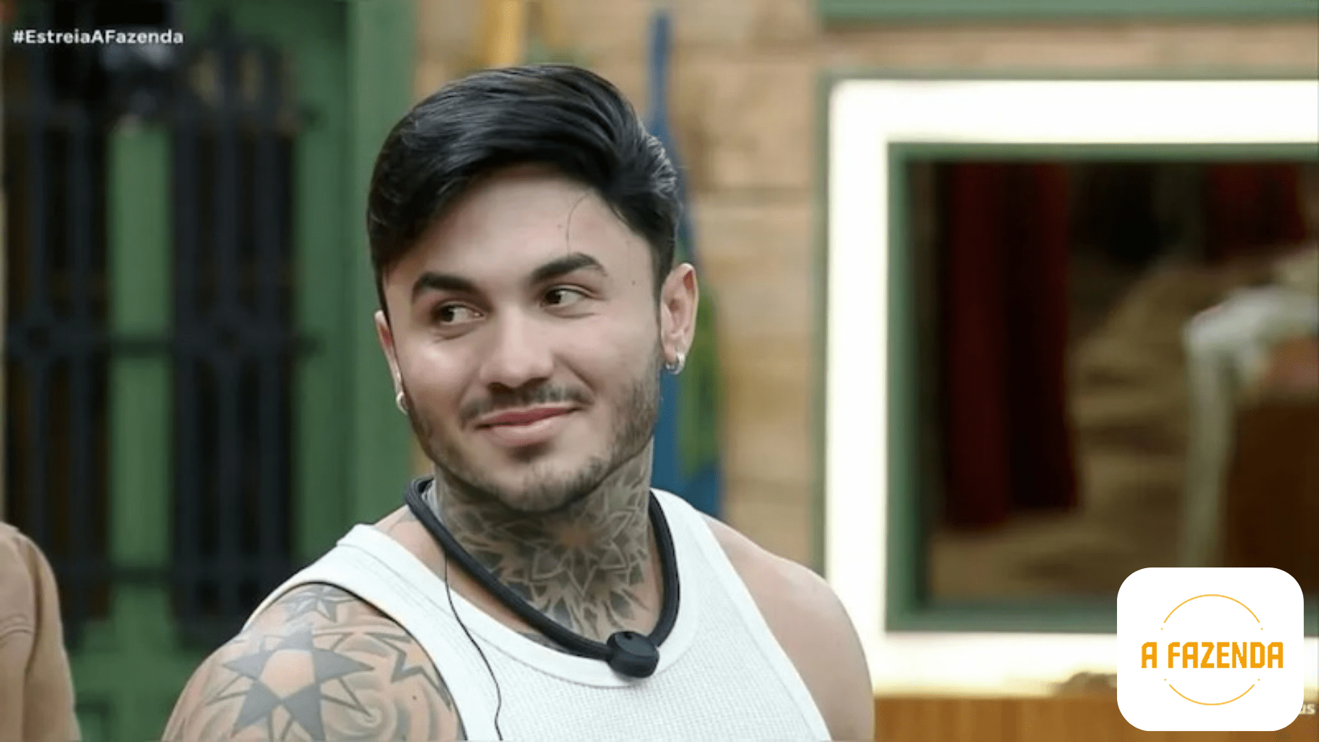 Wallas Arrais revela sua indicação à Roça e pede segredo aos amigos - Wallas Arrais traça estratégias após conquistar o Lampião e a coroa caipira