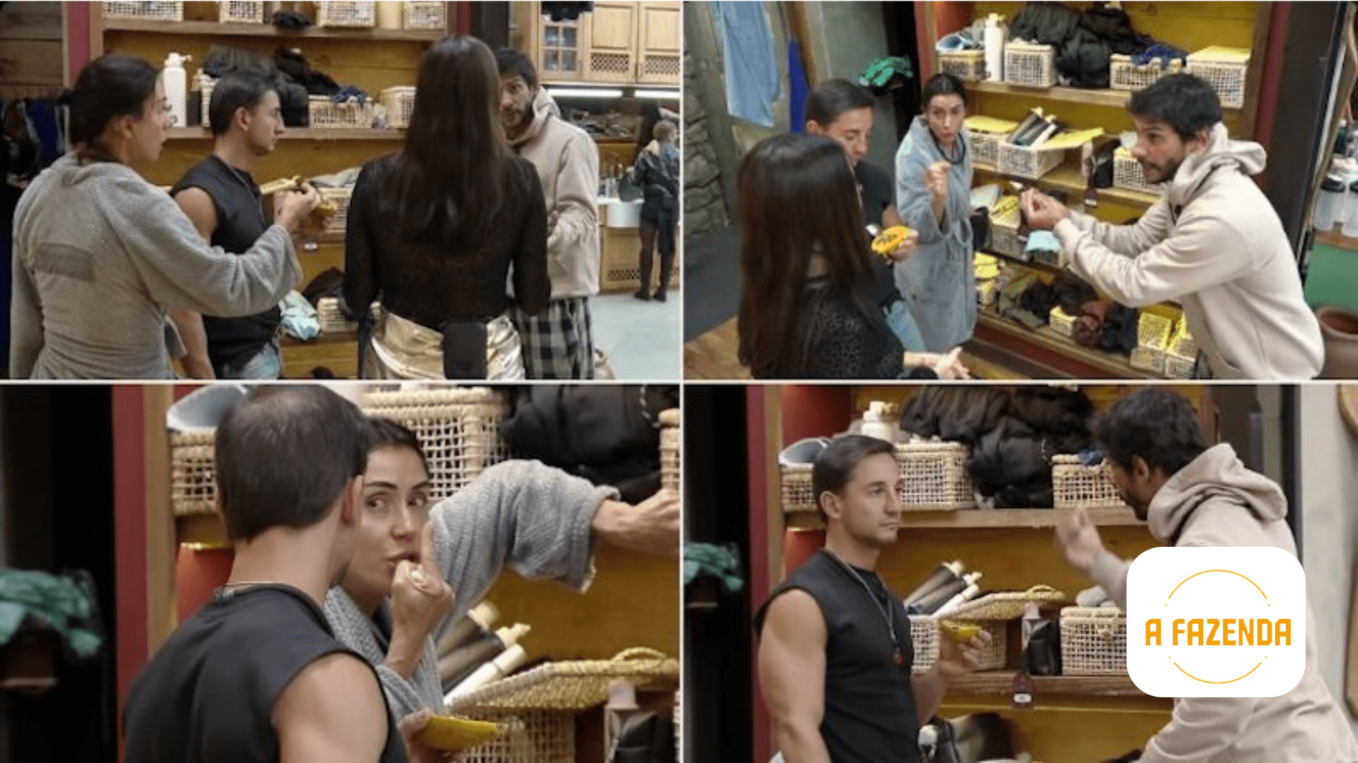 Sequência de tretas se espalha após dinâmica de apontamentos - Após a dinâmica, peões se enfrentam em novos conflitos e tensões crescem