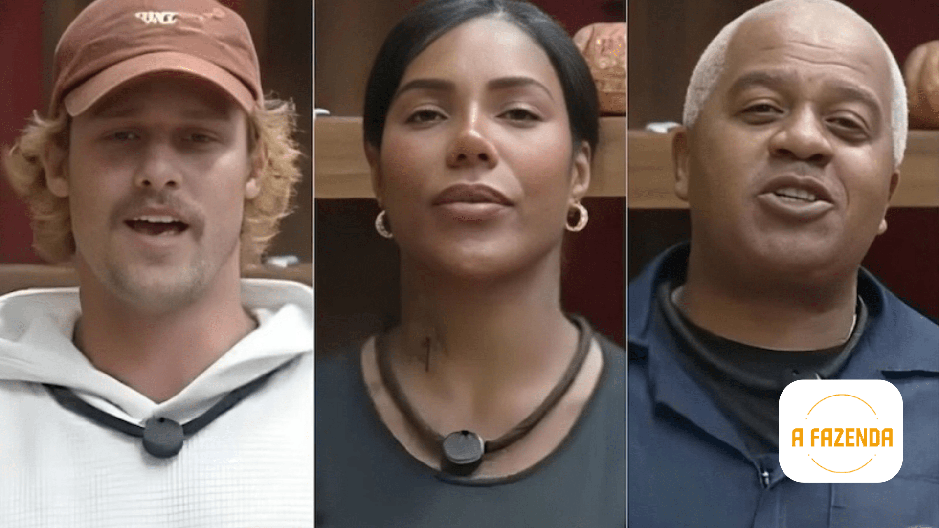 Carol Lekker, Matheus e Toninho estão na oitava Roça de A Fazenda 17 - Noite intensa e cheia de emoções no deck da Fazenda