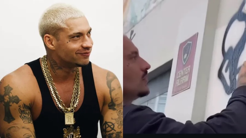 Filipe Ret vira alvo da polícia após postar vídeo pichando muro - Investigação é aberta após vídeo viral