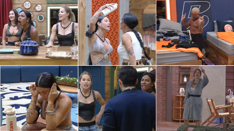 Barracos e tensão dominam a sede após noite explosiva em A Fazenda 17 - Peões seguem em clima de ranço e protagonizam novos conflitos depois de incendiarem o deck.